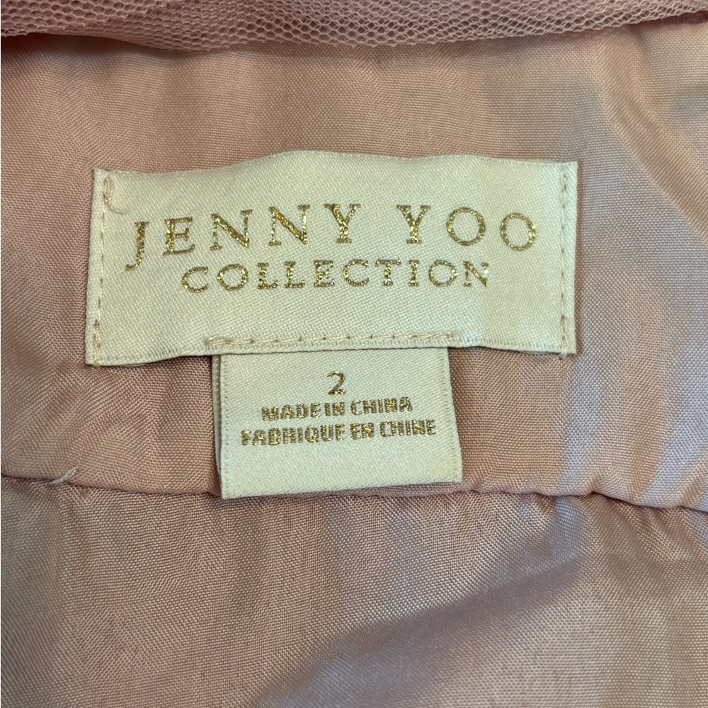 Jenny Yoo Tulle Dress, Whipped Apricot, Size 2 - Picture 6 of 16